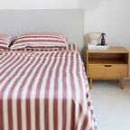 Cinnamon Stripe Bamboo Pillowslip