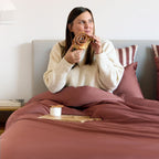 Cinnamon Bamboo Quilt Cover