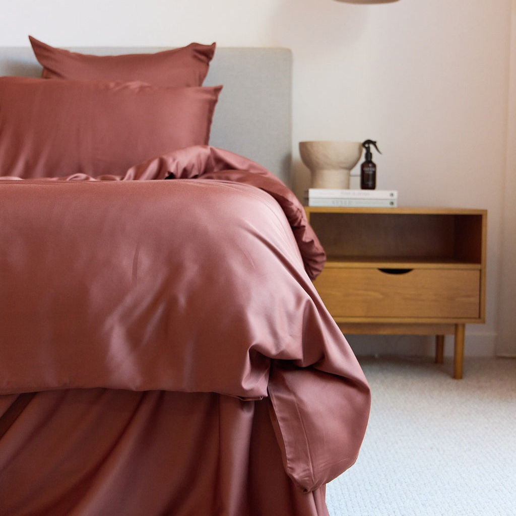 Cinnamon Bamboo Quilt Cover