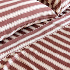 Cinnamon Stripe Bamboo Pillowslip