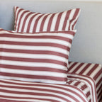 Cinnamon Stripe Bamboo Pillowslip