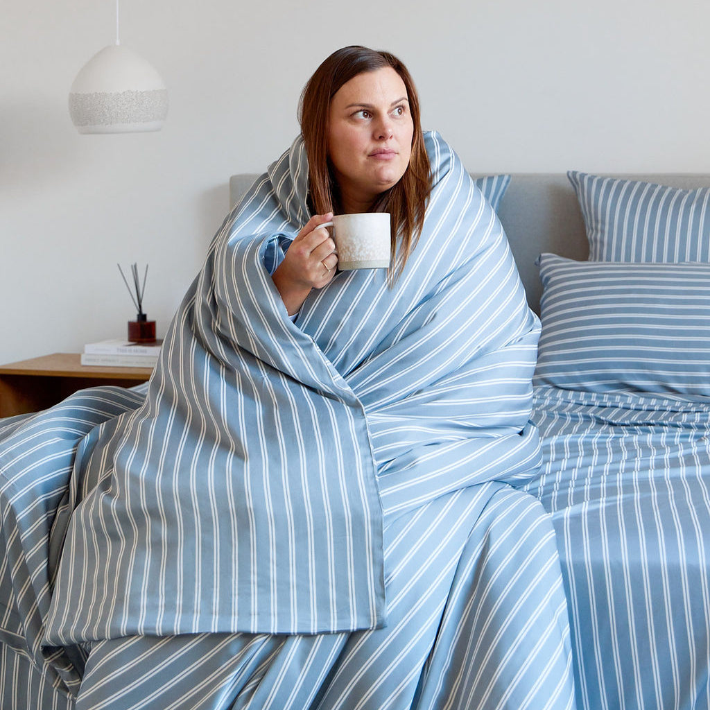 Bay Stripe Bamboo Quilt Cover
