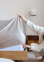 Latte Bamboo Fitted Sheet