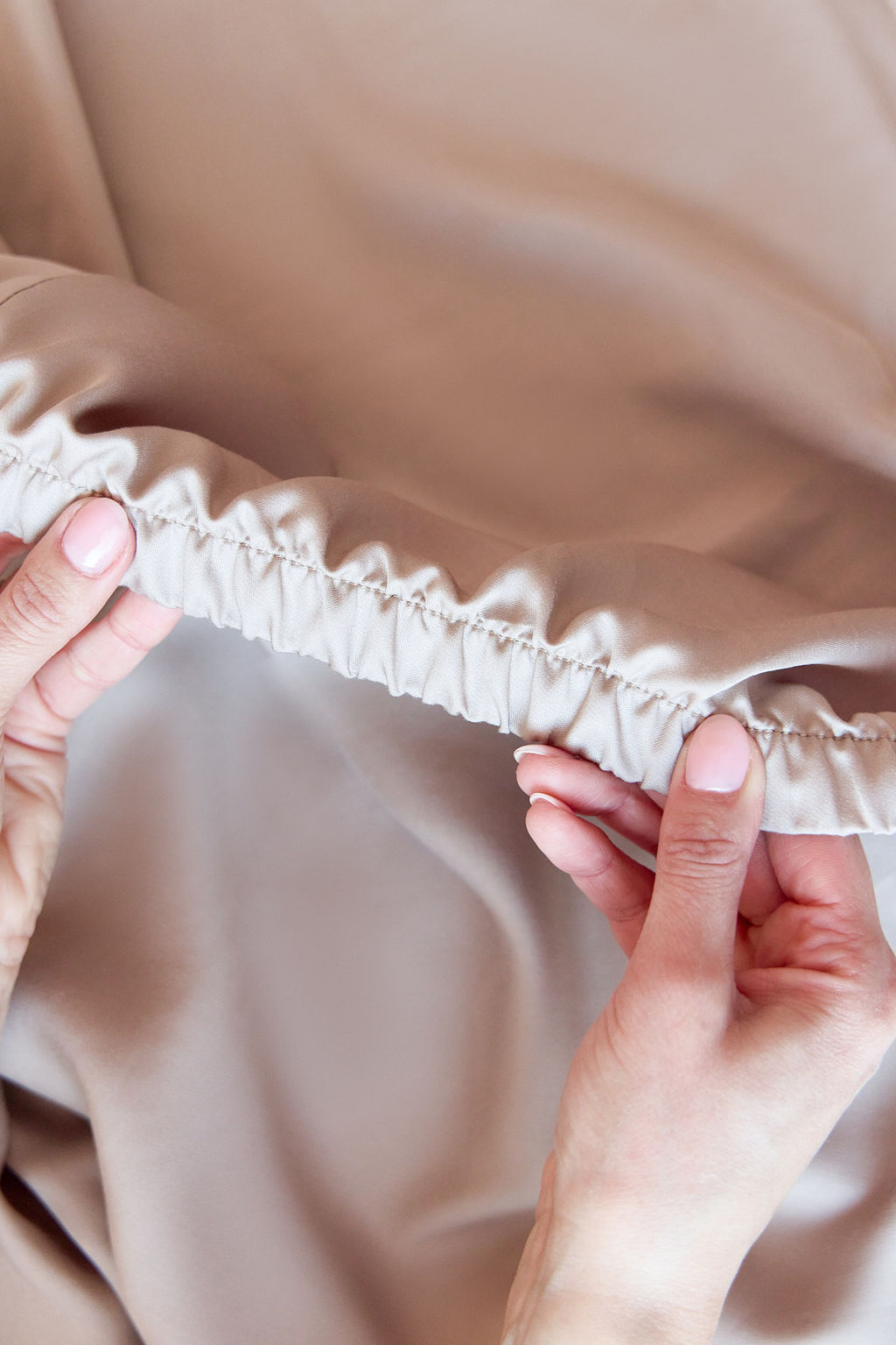 Latte Bamboo Fitted Sheet