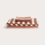 Cinnamon Stripe Bamboo Sheet Set