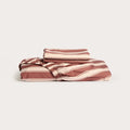 Cinnamon Stripe Bamboo Fitted Sheet