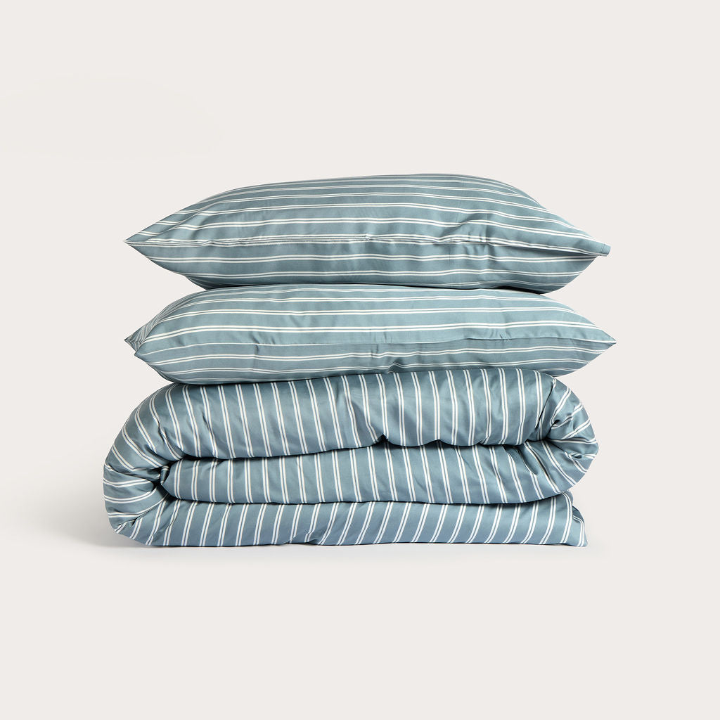 Bay Stripe Bamboo Quilt Cover