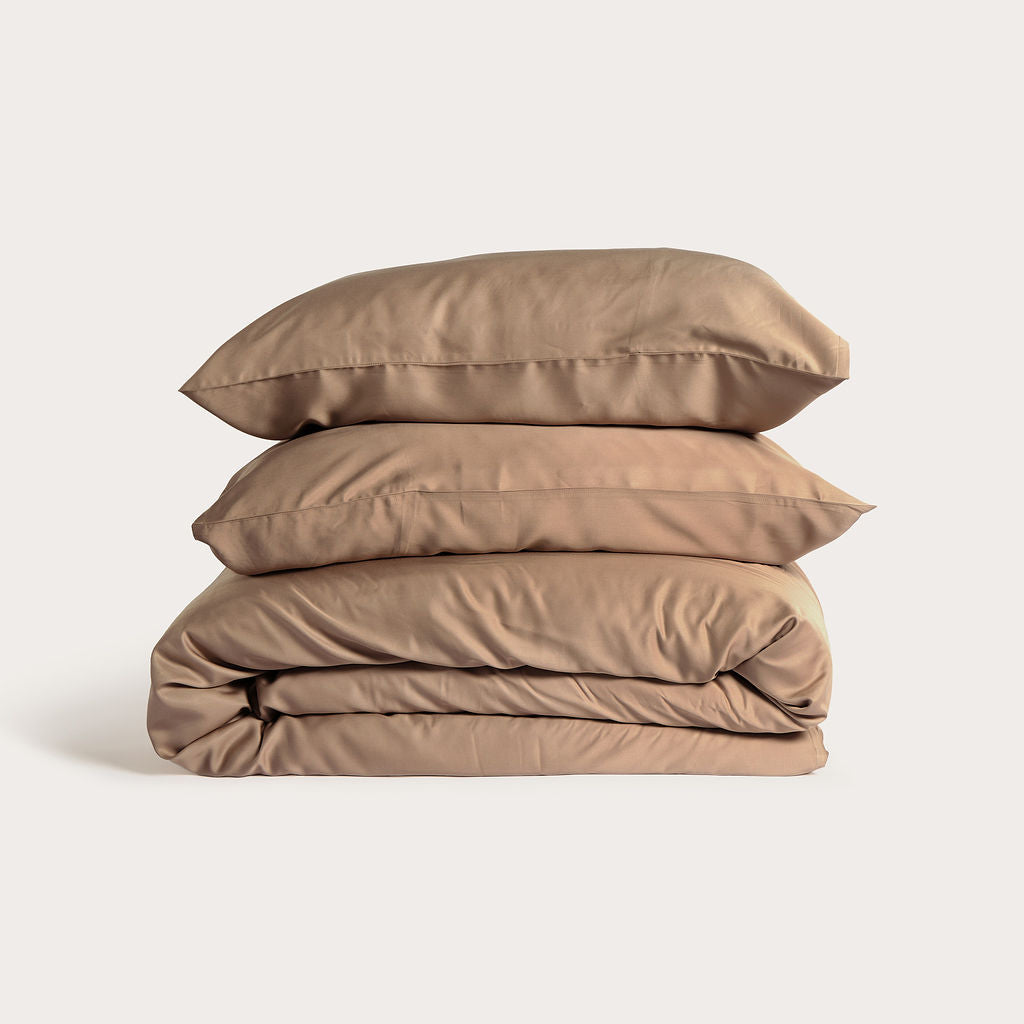 Latte Bamboo Quilt Cover