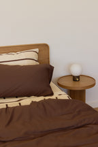 Chocolate Bamboo Quilt Cover