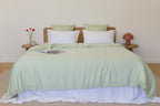 Mint Bamboo Quilt Cover