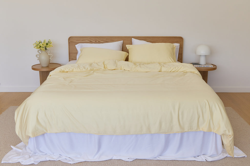 Butter Bamboo Quilt Cover