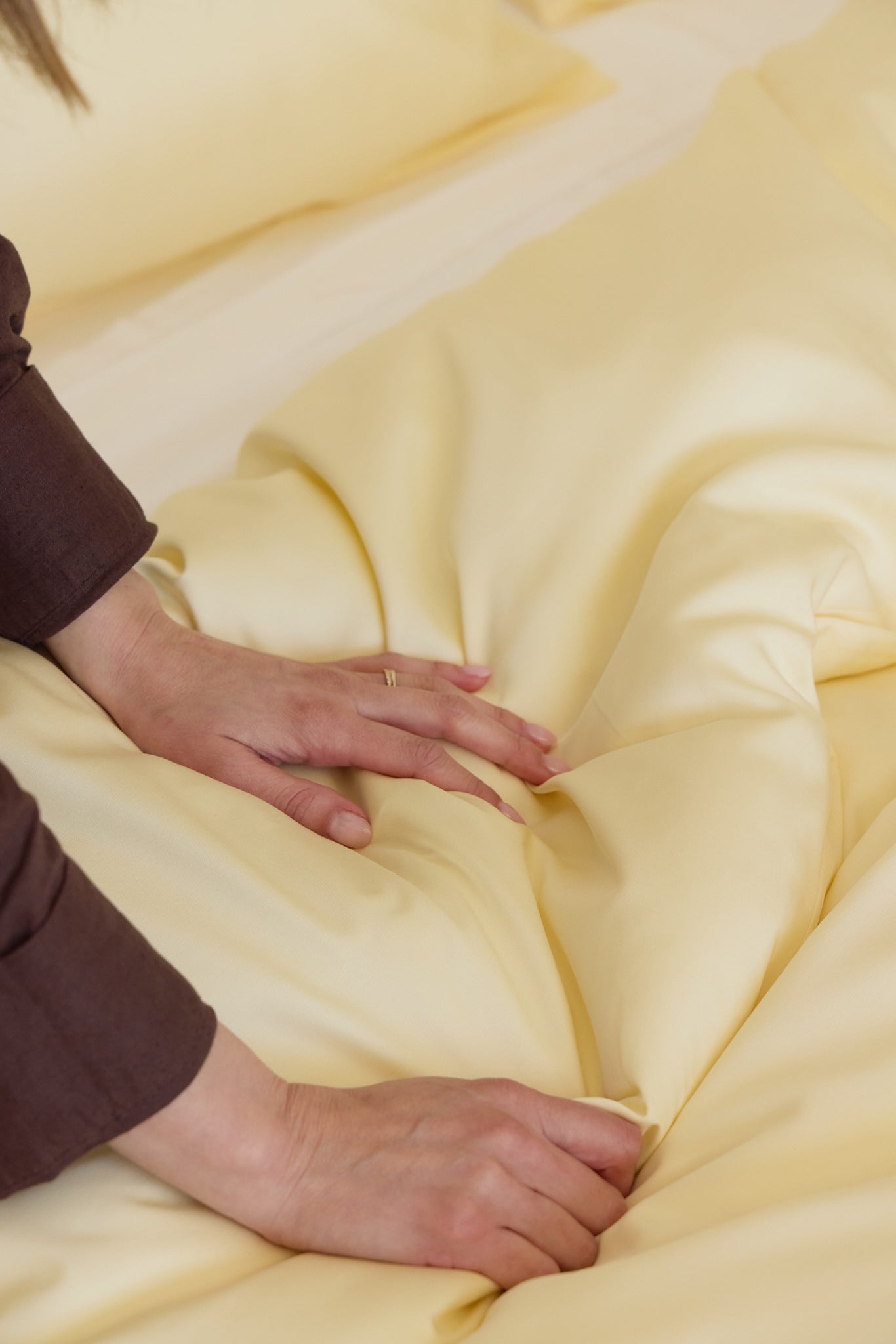 Butter Bamboo Fitted Sheet Set