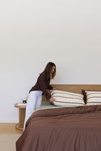 Chocolate Bamboo Quilt Cover