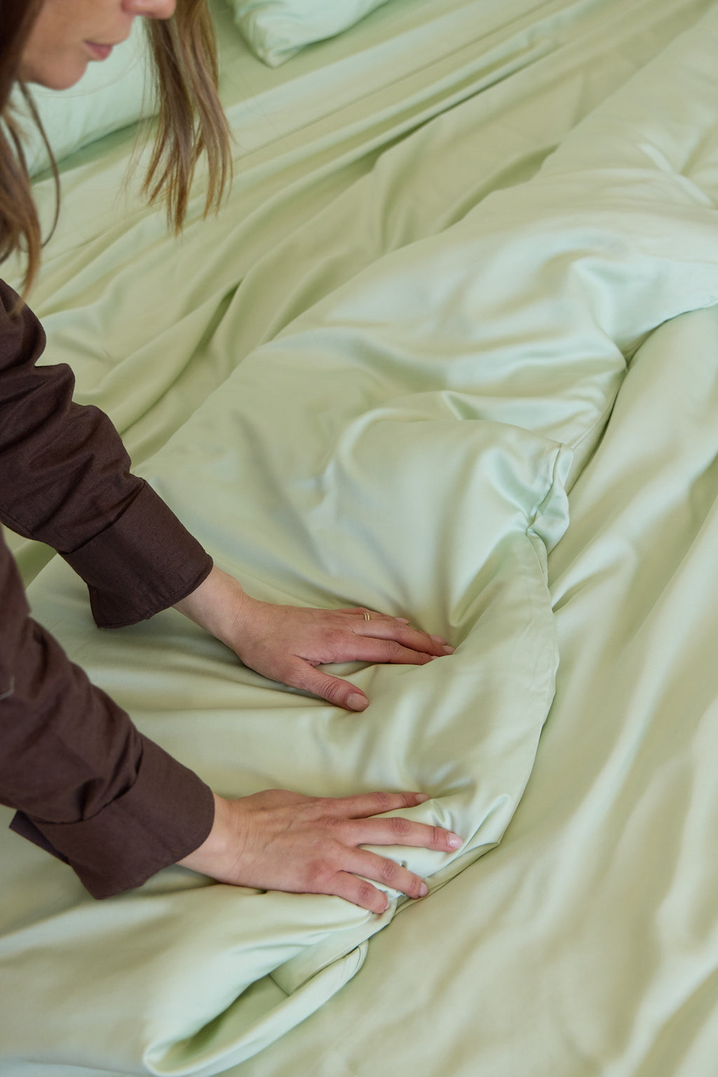 Mint Bamboo Fitted Sheet Set