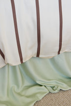Chocolate Stripe Bamboo Sheet Set