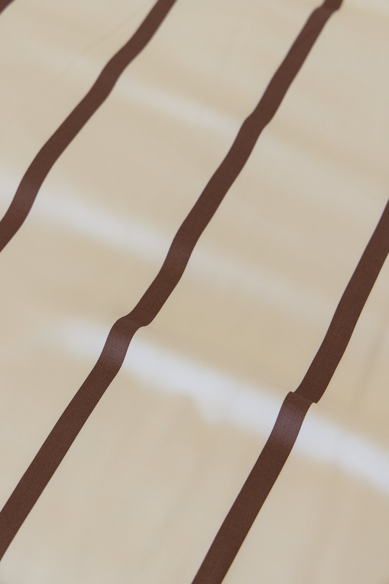 Chocolate Stripe Bamboo Sheet Set