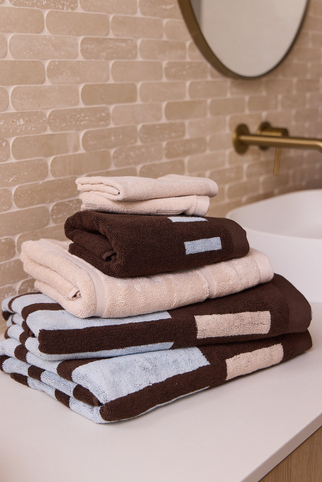 MT x MYC Bath Sheet Chocolate