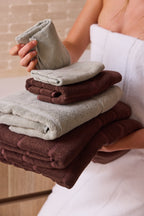 Roma Face Washer Cocoa