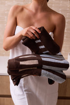 MT x MYC Bath Sheet Chocolate