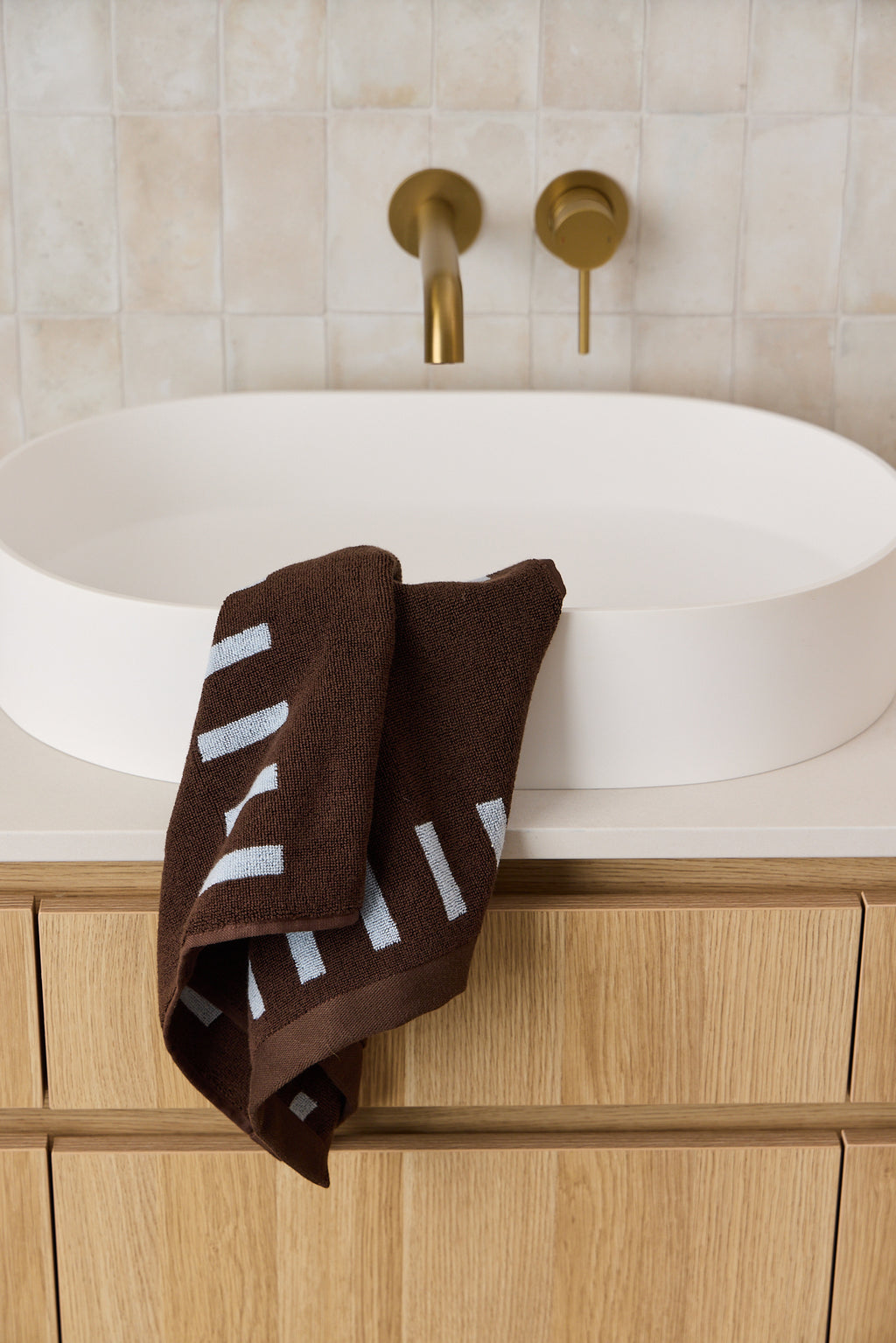MT x MYC Hand Towel Chocolate