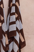 MT x MYC Bath Sheet Chocolate