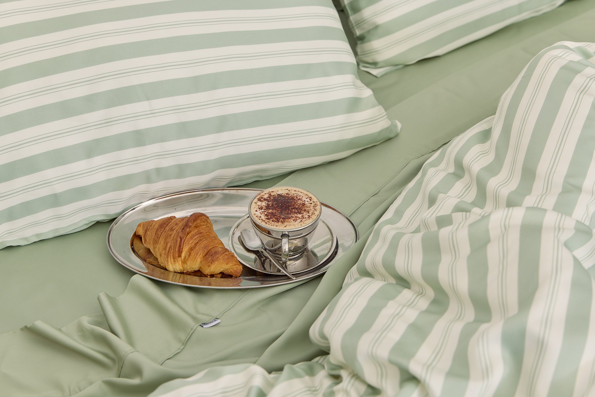 Pistachio Bamboo Fitted Sheet