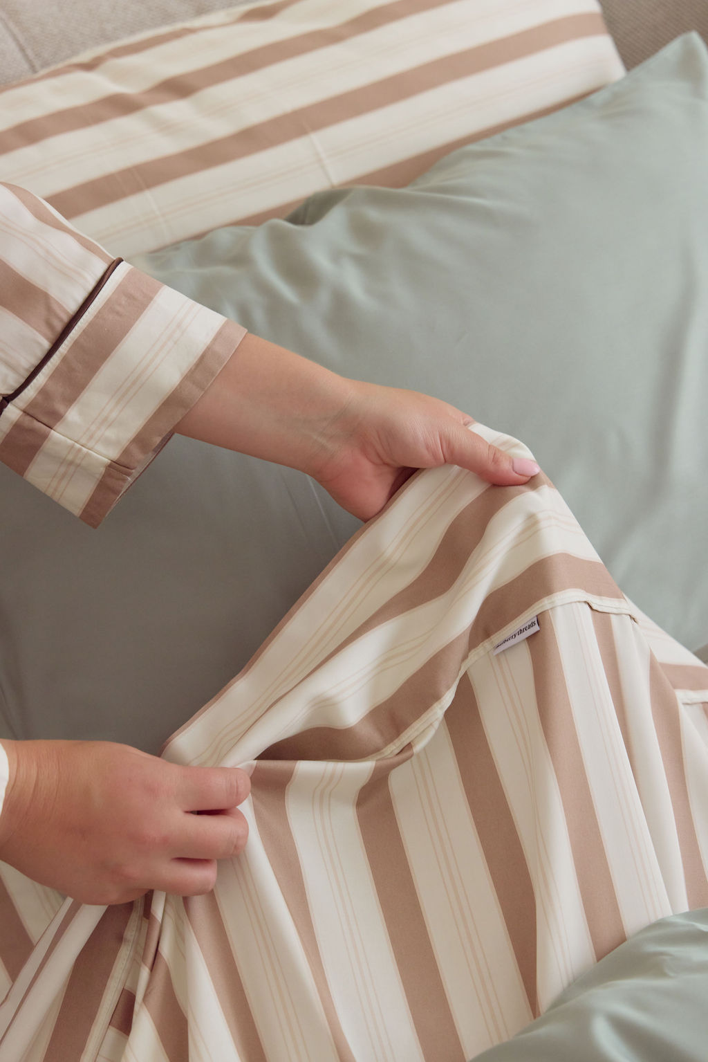 Haven Stripe Bamboo Sheet Set