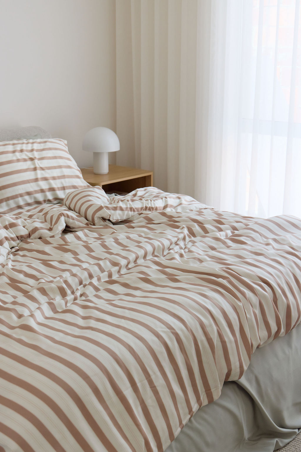 Haven Stripe Bamboo Quilt Cover