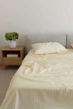 Butter Stripe Bamboo Sheet Set
