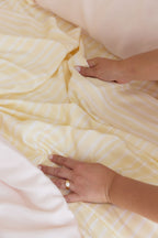 Butter Stripe Bamboo Sheet Set