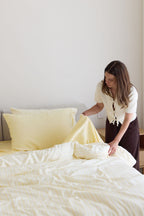 Butter Stripe Bamboo Sheet Set