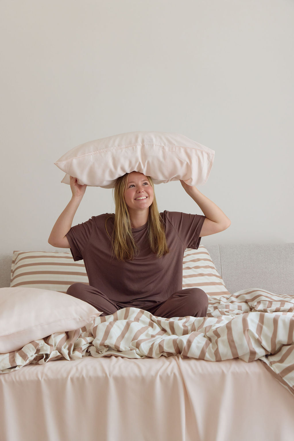 Haven Stripe Bamboo Quilt Cover