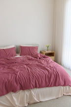 Cherry Gingham Bamboo Pillowslip