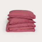 Cherry Gingham Bamboo Quilt Cover