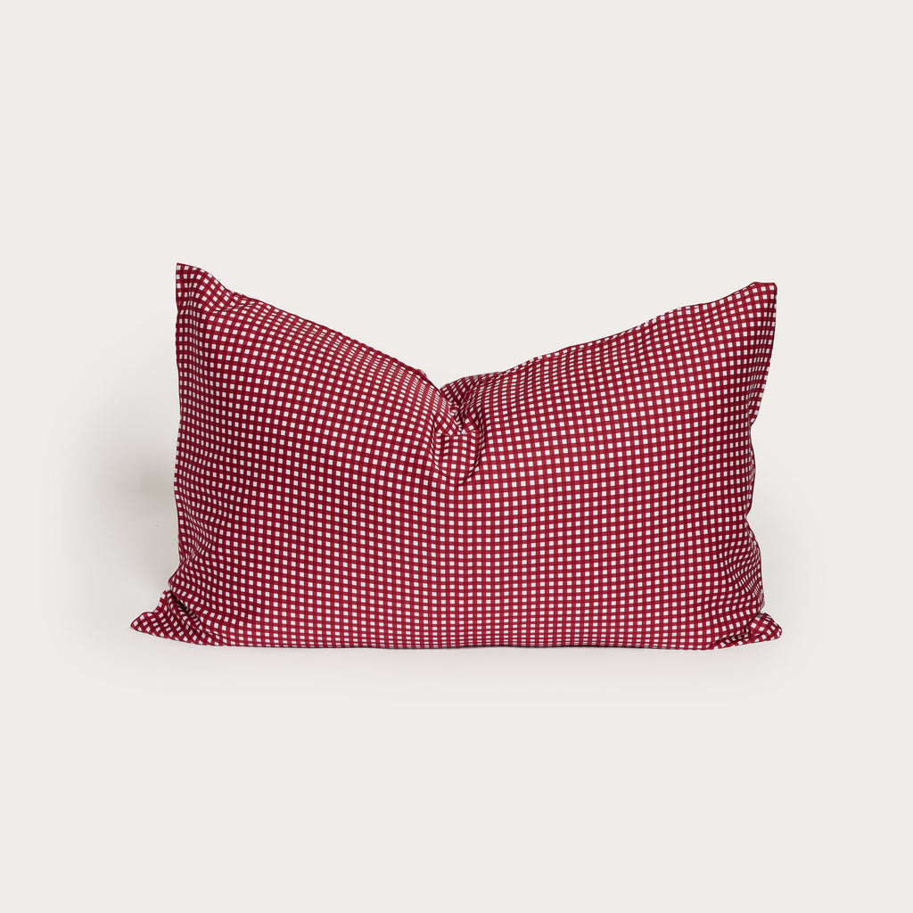 Cherry Gingham Bamboo Pillowslip