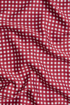 Cherry Gingham Bamboo Fitted Sheet