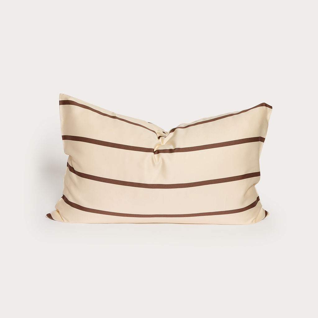 Chocolate Stripe Bamboo Pillowslip