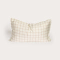 Latte Grid Bamboo Pillowslip