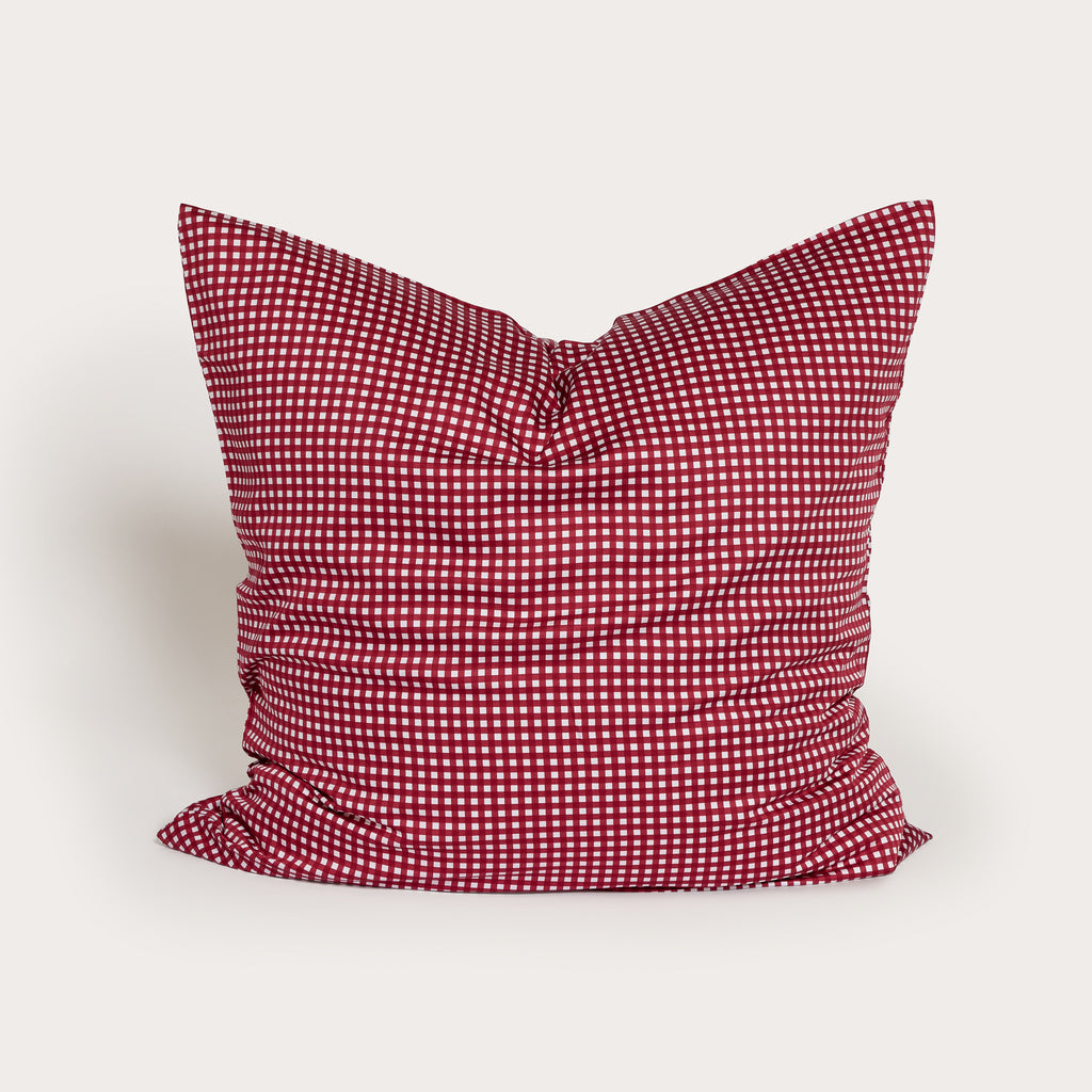 Cherry Gingham Bamboo Pillowslip
