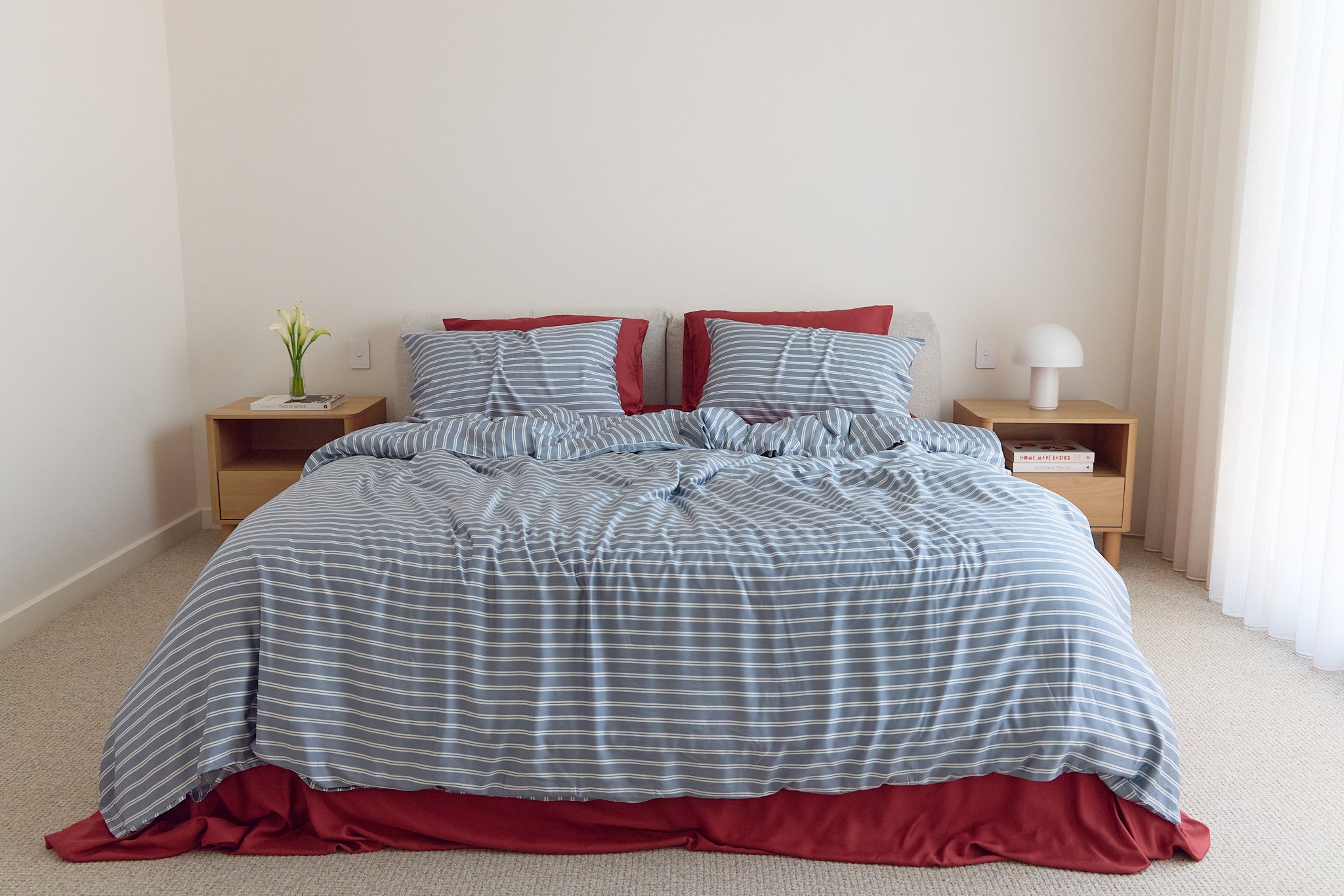 Bay Stripe Bamboo Quilt Cover