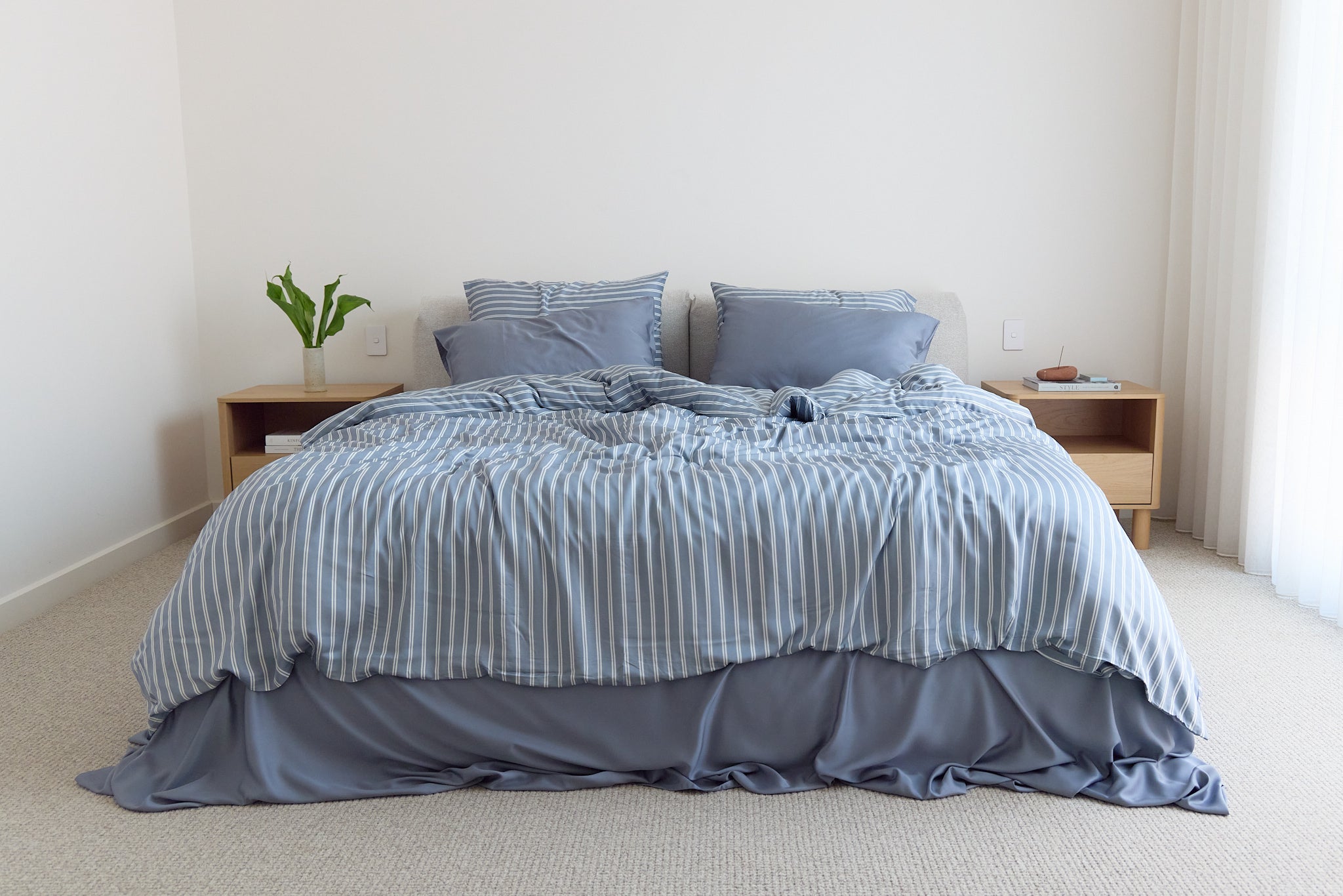 Bay Stripe Bamboo Quilt Cover