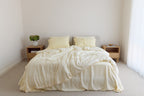 Butter Stripe Bamboo Quilt Cover