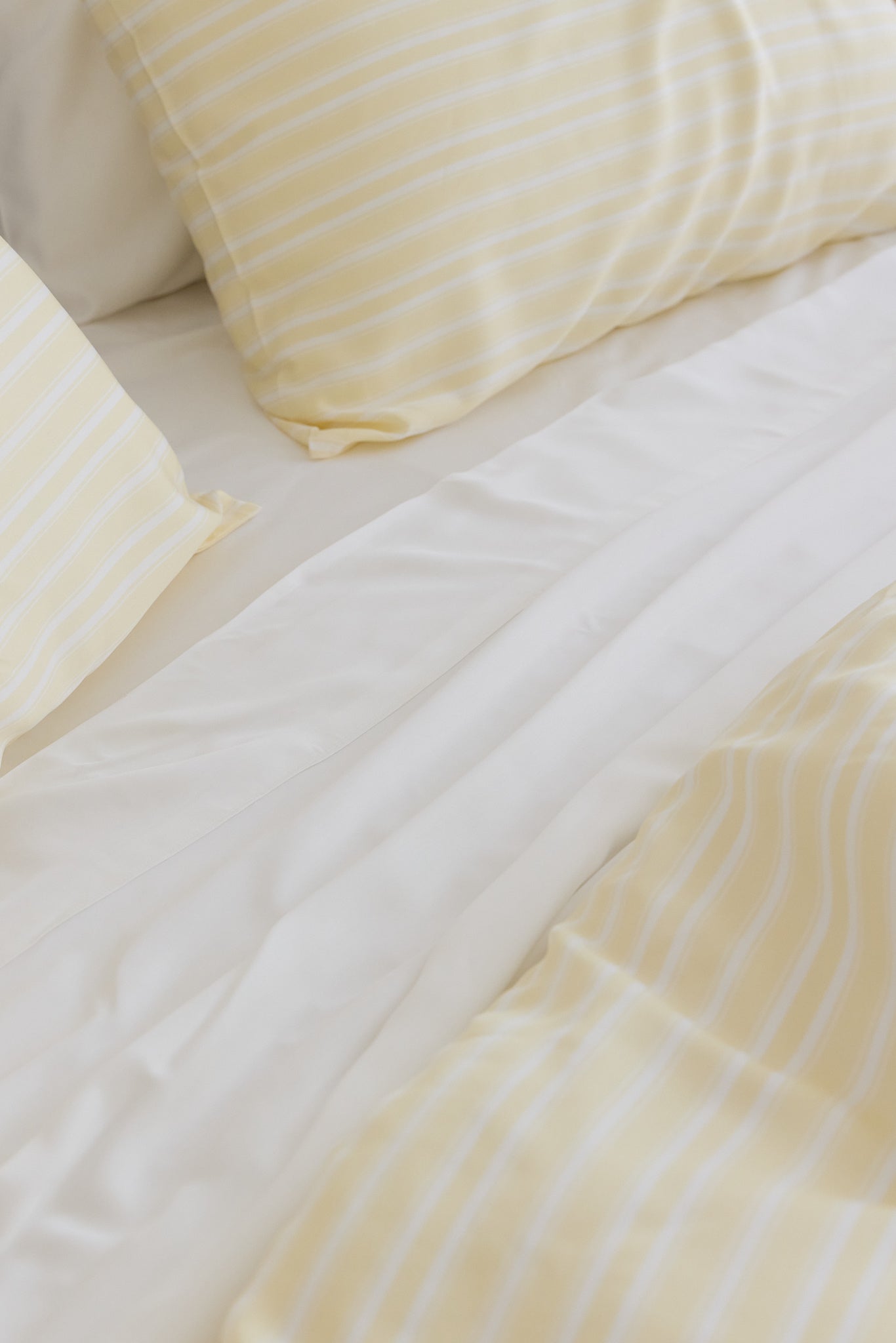 Butter Stripe Bamboo Quilt Cover