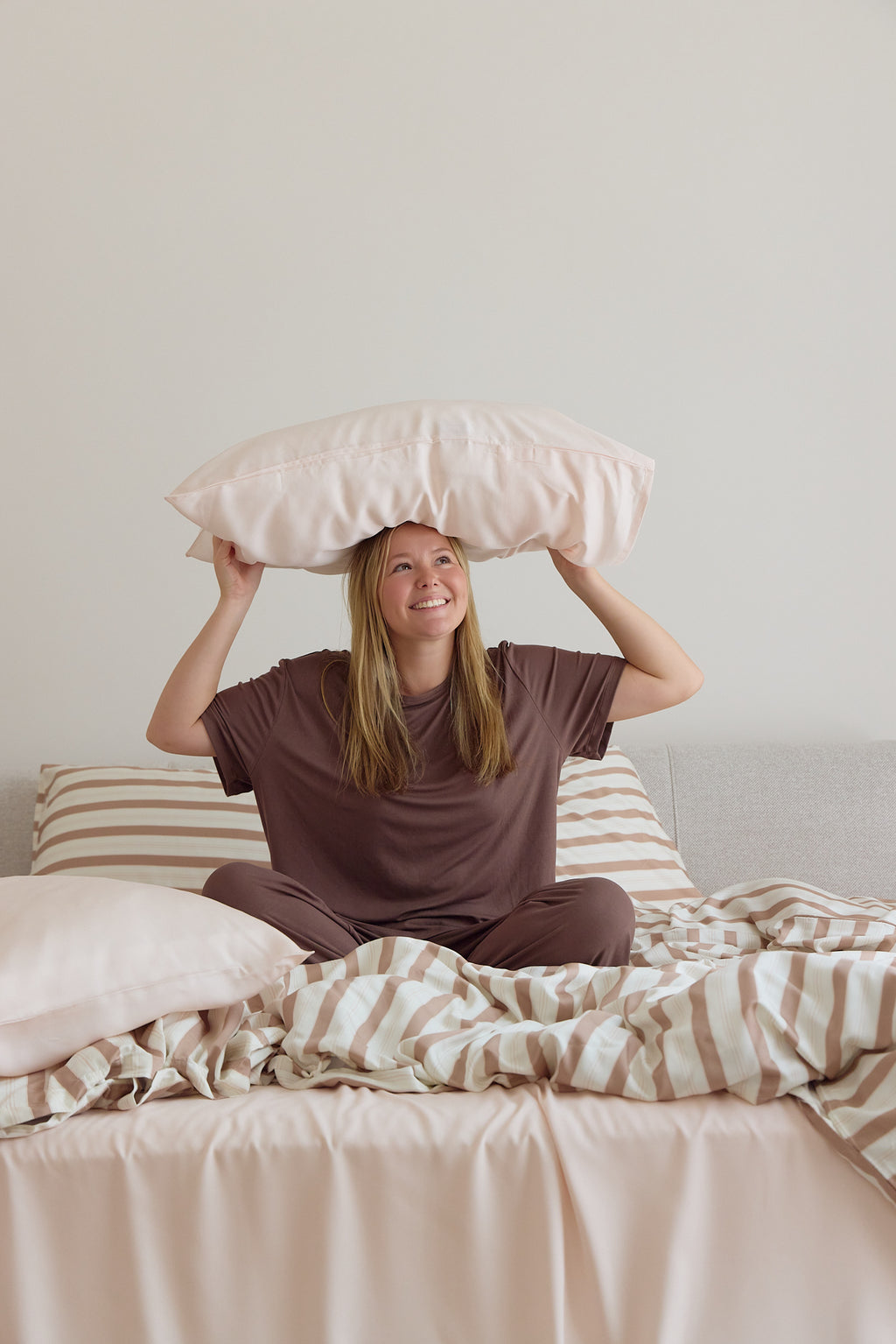 Haven Stripe Bamboo Quilt Cover