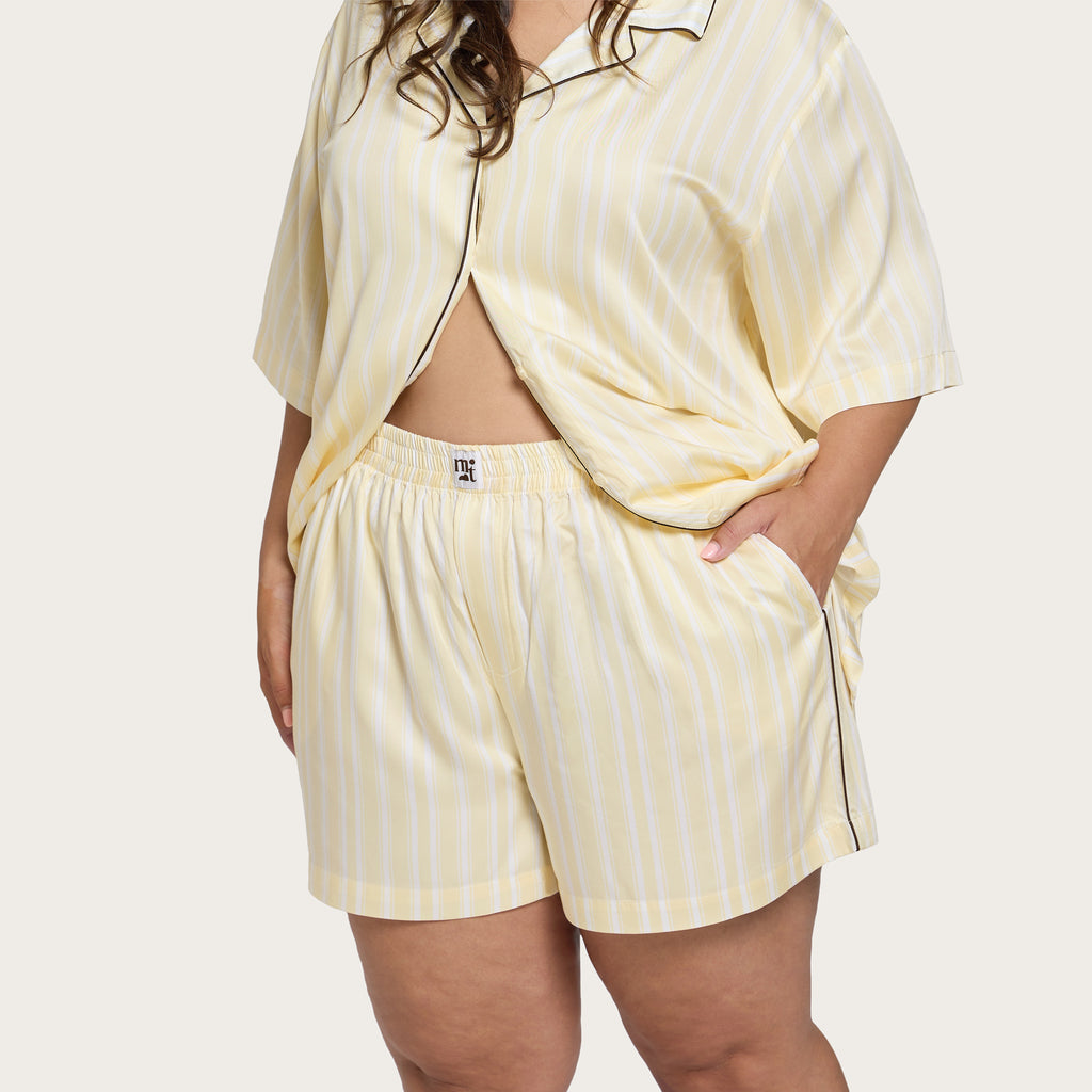Butter Stripe Lottie Bamboo Short