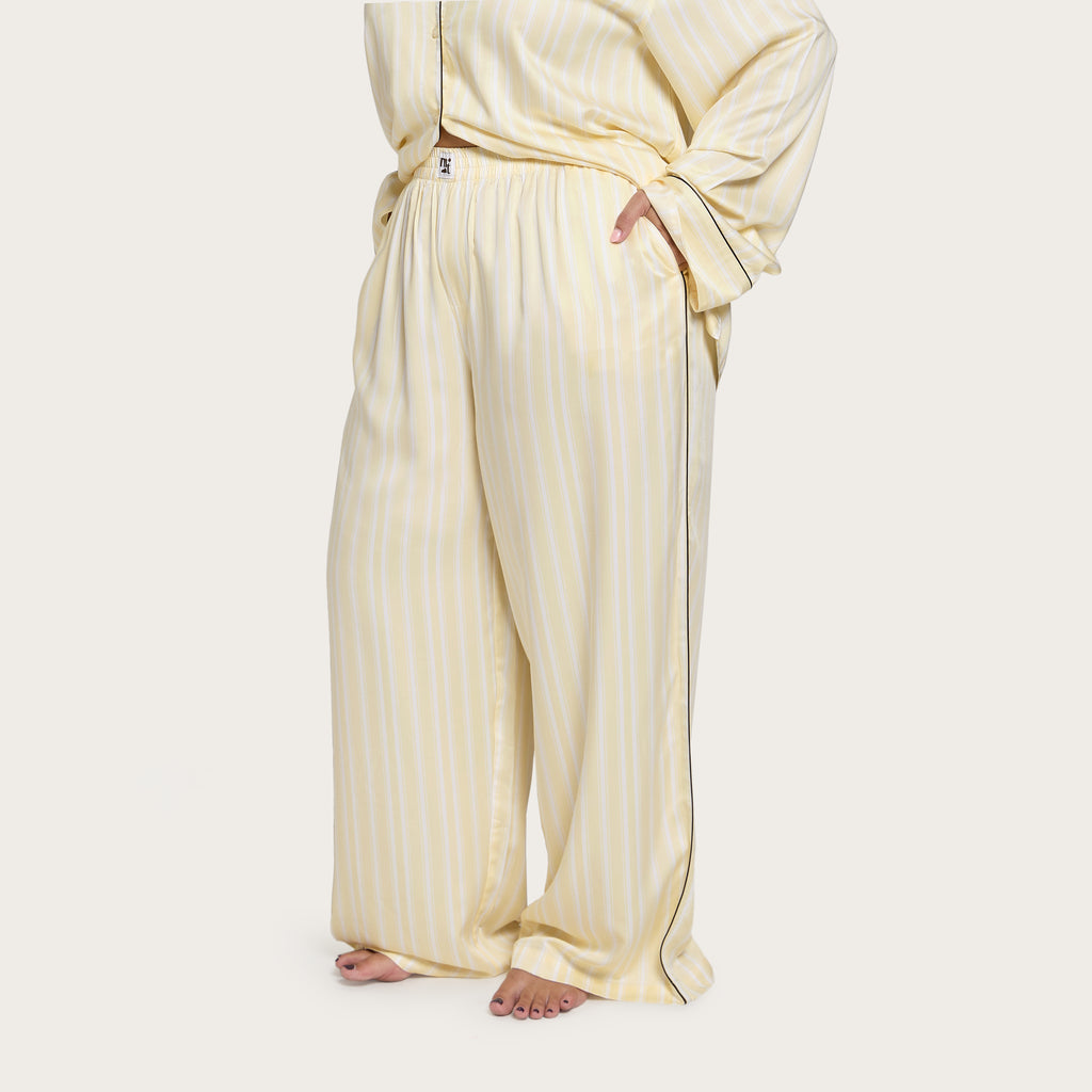 Butter Stripe Lottie Bamboo Pant
