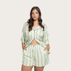 Pistachio Stripe Lottie Bamboo Short