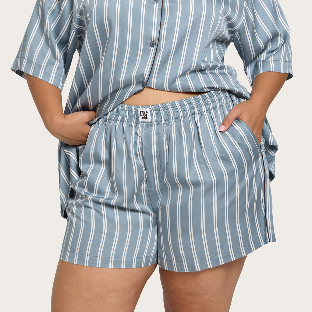 Bay Stripe Lottie Bamboo Short