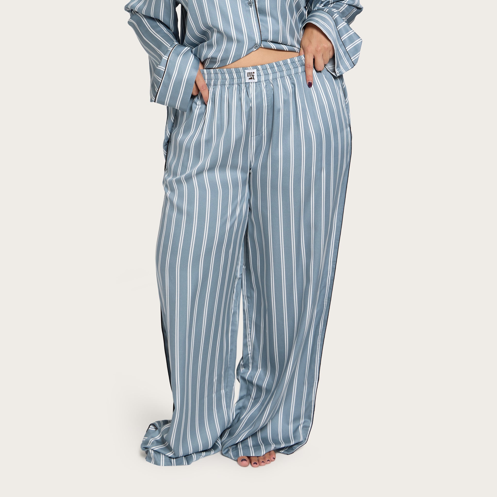 Bay Stripe Lottie Bamboo Pant