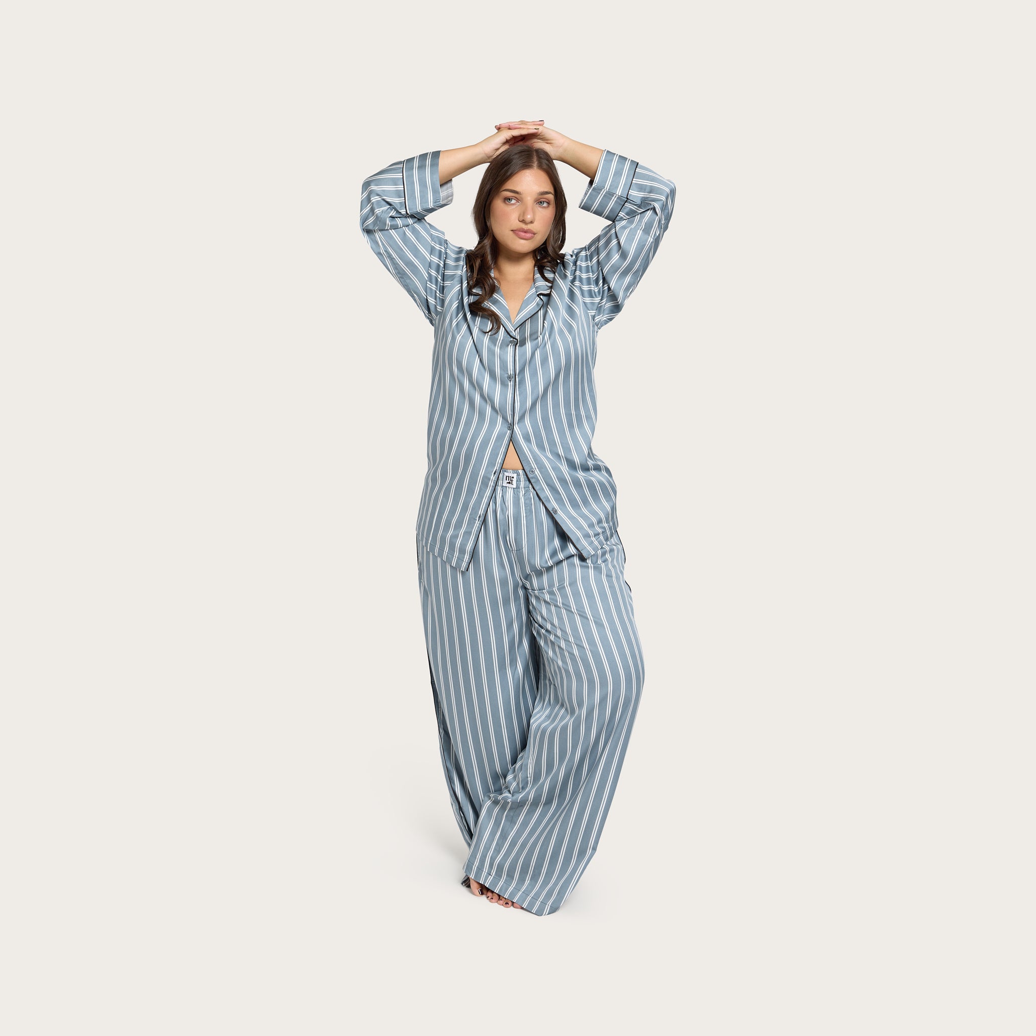 Bay Stripe Lottie Bamboo Long Sleeve Shirt